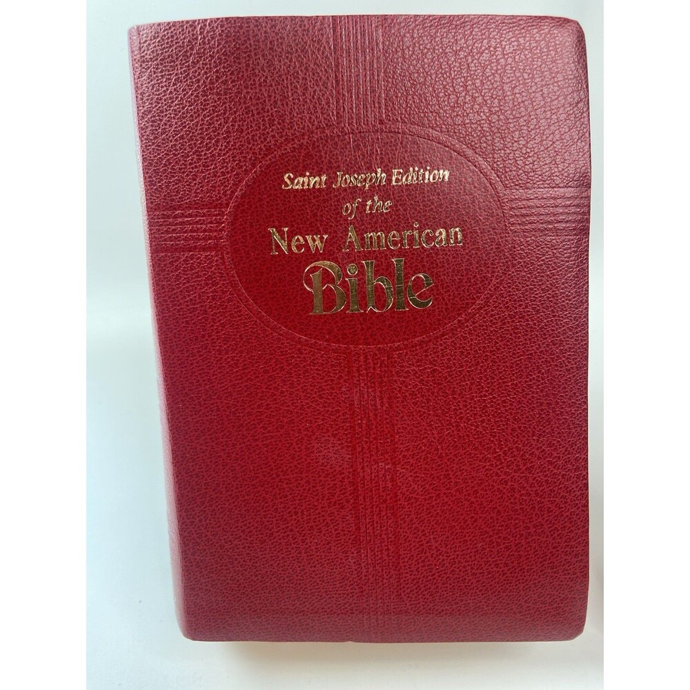 New American Bible Saint Joseph Ed Red + New Testament Translation Book Catholic - Picture 3 of 16